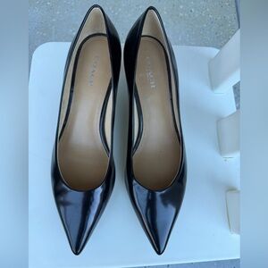 Coach Glossy Black Women's Heels